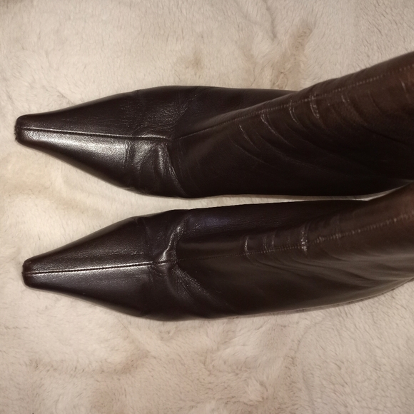 Jimmy Choo Agathe Buttery Soft Supple Italian Leather Quiet Luxury Ankle Boot - Picture 4 of 13